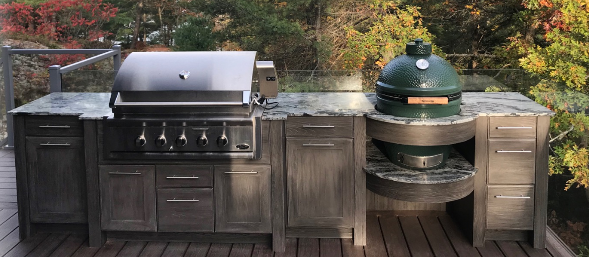 Grill with Green Egg 